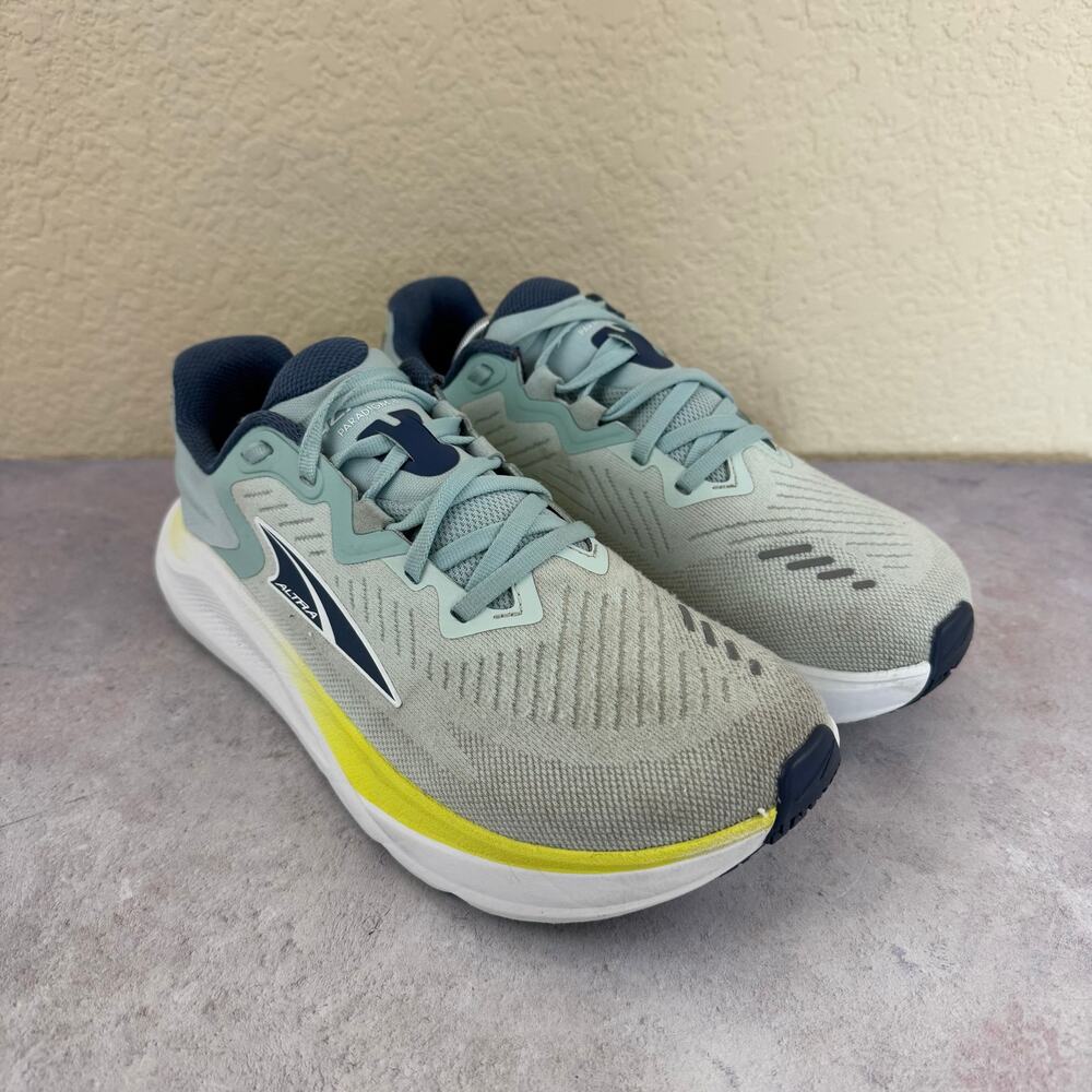 ALTRA Paradigm 8 Running Shoes Blue Yellow Size 8 Women's No Insoles